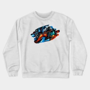 Urban Graffiti Splash Art Print Crewneck Sweatshirt